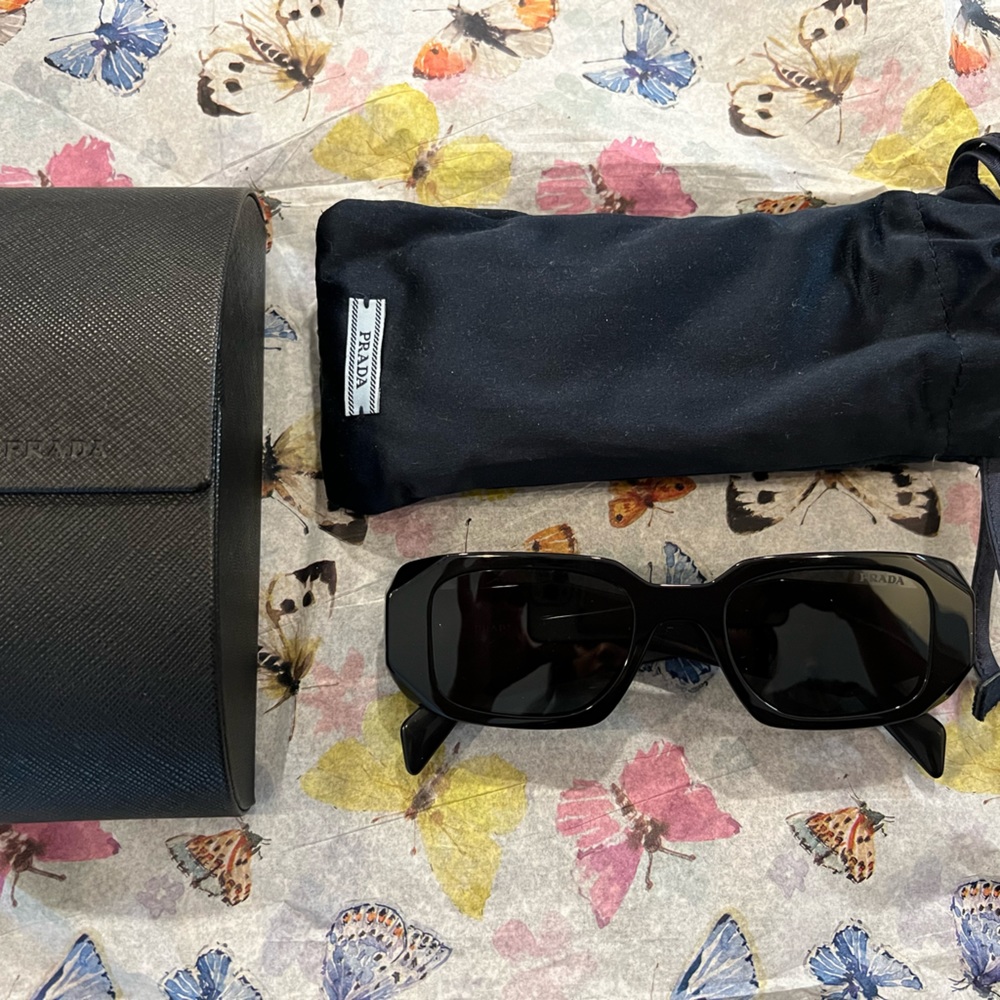 Prada 51mm rectangular sunglasses